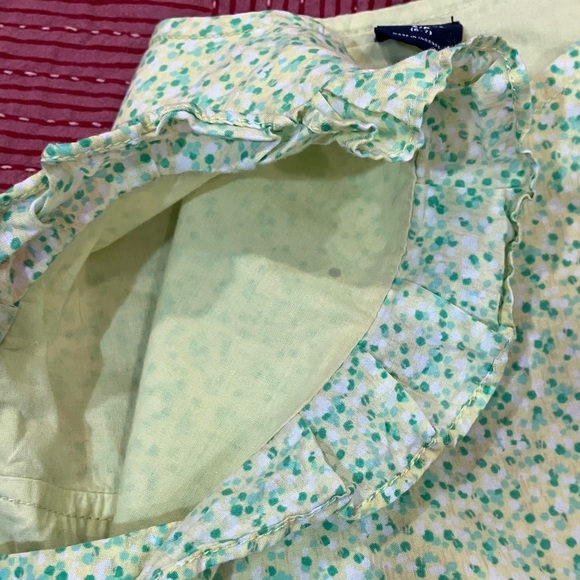 Gap girls size small / 6-7 years Charming Green summer Dress with inner lining - Picture 12 of 12